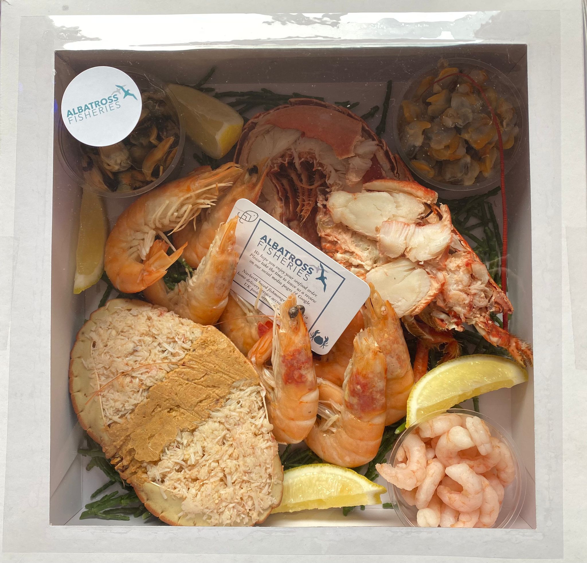 Seafood Platter Box (2 Persons) – Albatross Fisheries